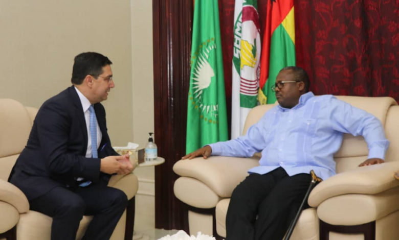  Nasser Bourita emisario de SM el Rey recibido en audiencia por el Presidente de Guinea-Bisáu
