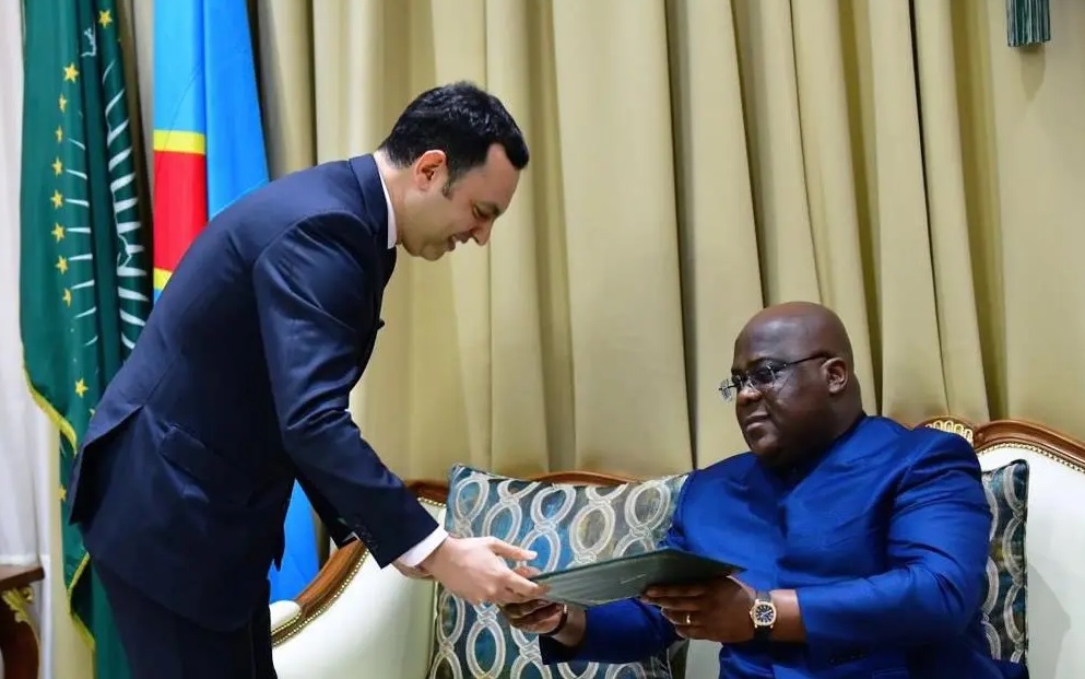  El Presidente Félix-Antoine Tshisekedi recibe a Younes Sekkouri, portador de un mensaje de SM el Rey