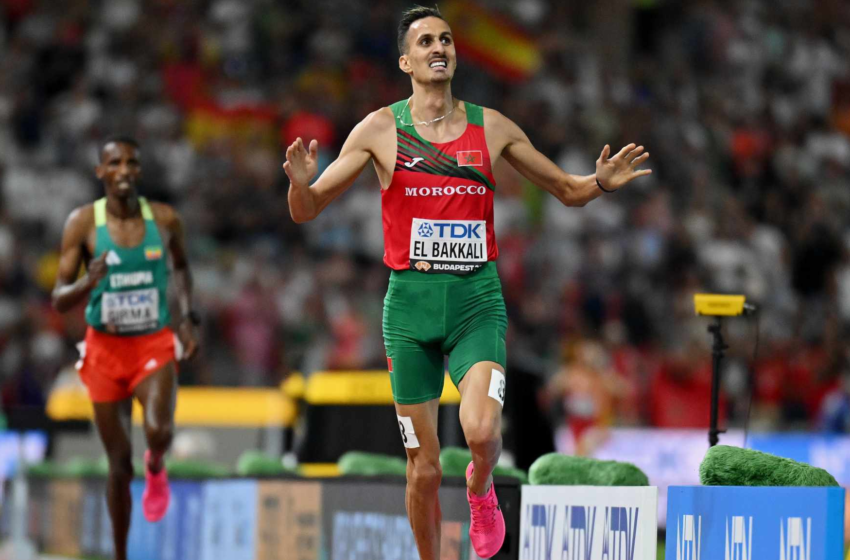  Campeonatos del Mundo de Atletismo 2023: segundo título mundial consecutivo para Soufiane El Bakkali en los 3.000 m obstáculos