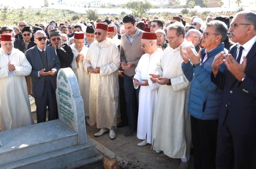  Funeral en Rabat del difunto Abbès Jirari, ex consejero de SM el Rey