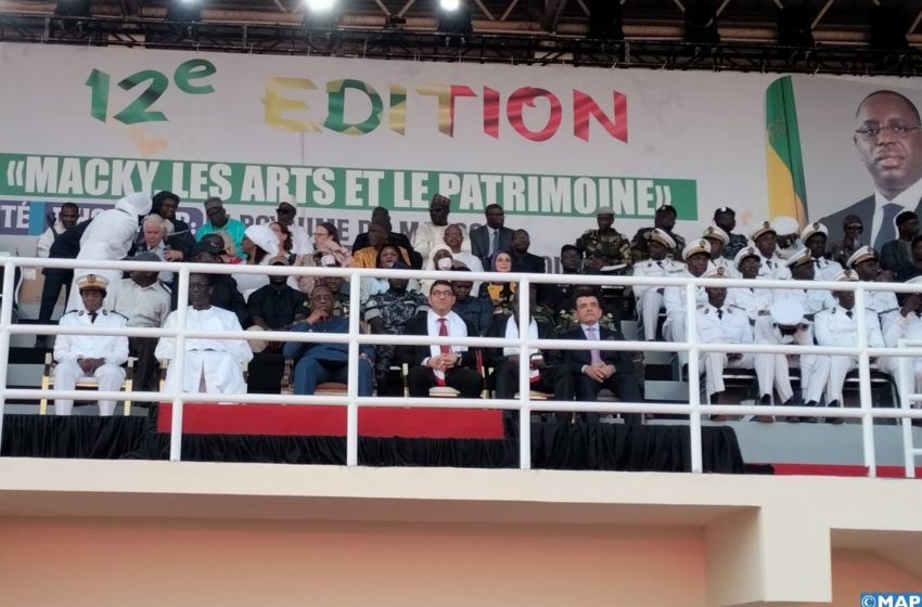  Senegal: Bensaid participa en la inauguración oficial de la 12ª edición del Festival Nacional de Artes y Culturas en Fatick