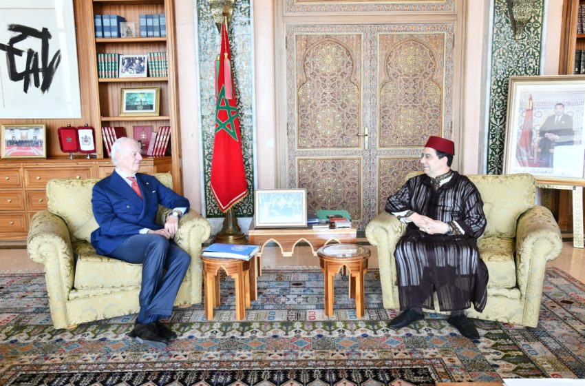 Bourita se entrevista en Rabat con el Enviado Personal del Secretario General de la ONU para el Sáhara marroquí, Staffan de Mistura