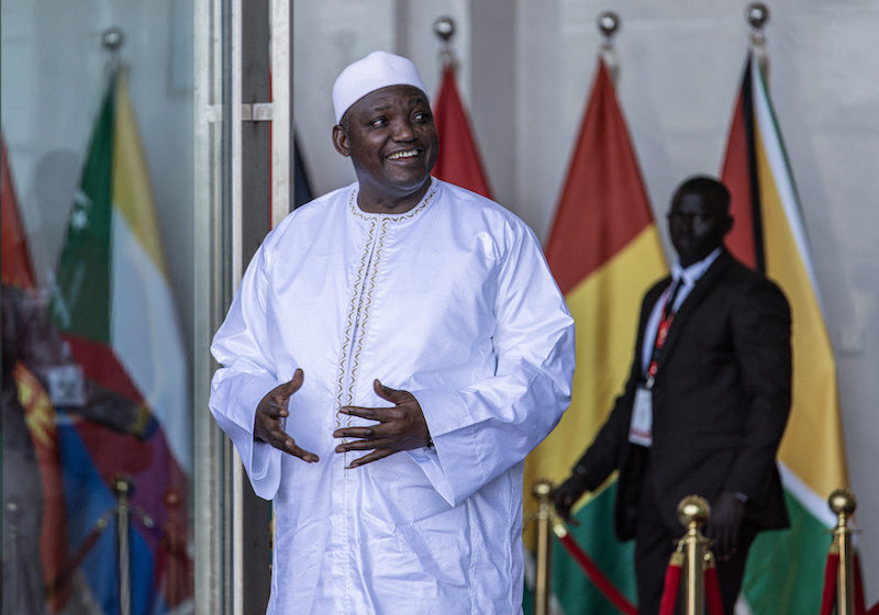  El Presidente de Gambia, nuevo Presidente de la Cumbre Islámica, saluda los esfuerzos de SM el Rey, Presidente del Comité Al-Quds, en favor del pueblo palestino