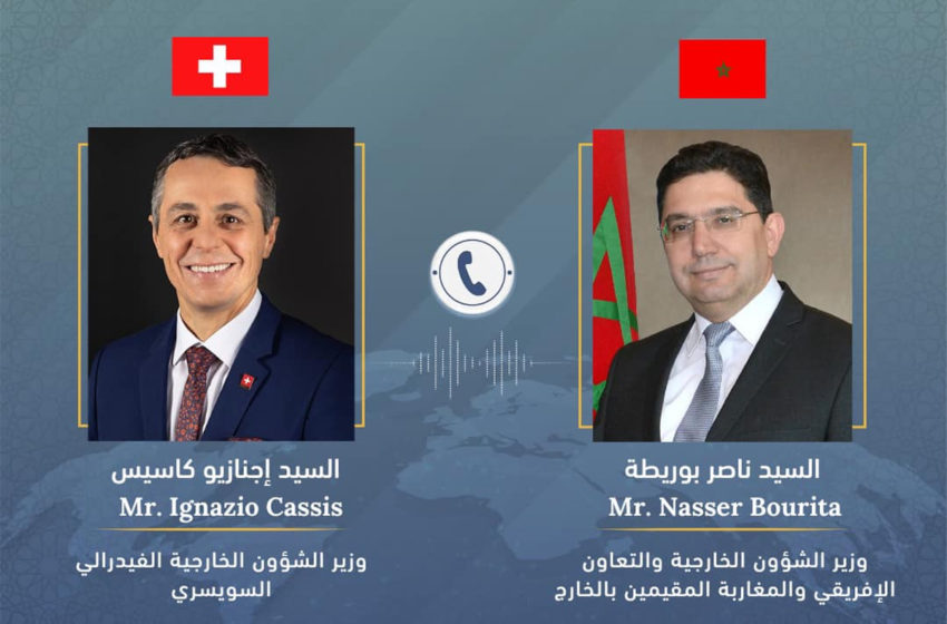  Entrevista telefónica entre Bourita y el ministro suizo de Asuntos Exteriores