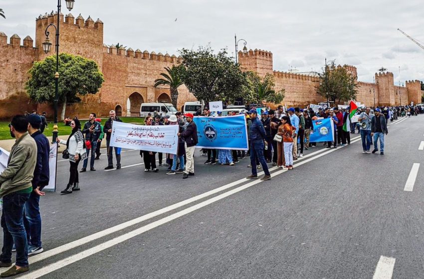  Rabat: las centrales sindicales celebran el Día del Trabajo