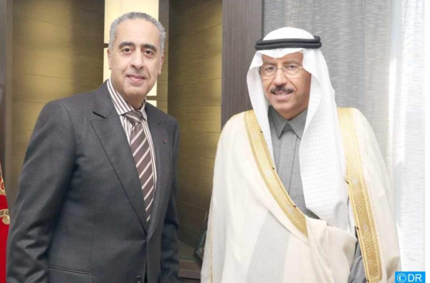  Hammouchi recibe al Embajador extraordinario y plenipotenciario del Reino de Arabia Saudí en Marruecos