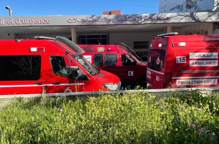  Camión colisiona en Tánger dejando dos heridos y causando daños materiales